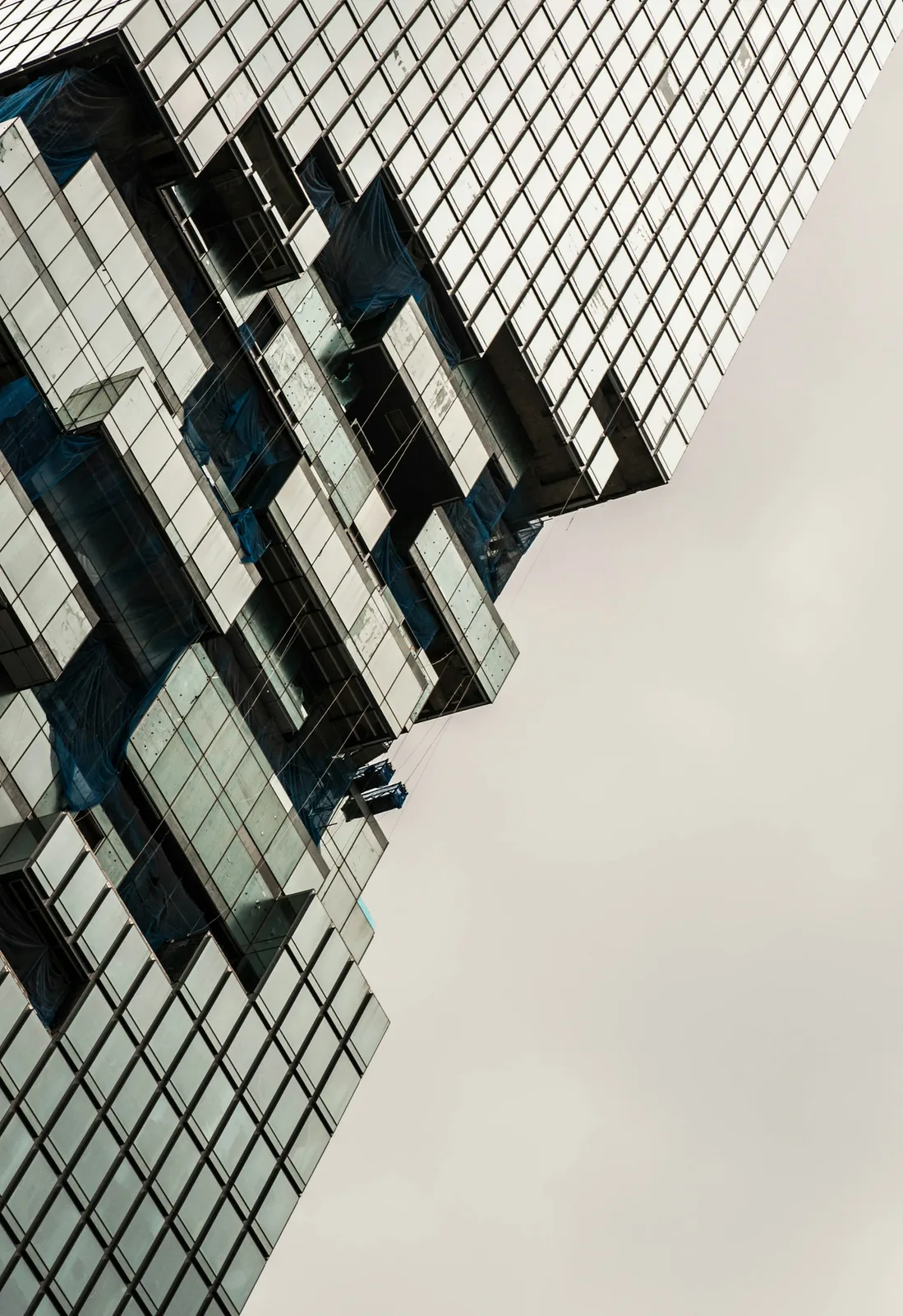 Modern glass architecture in Bangkok