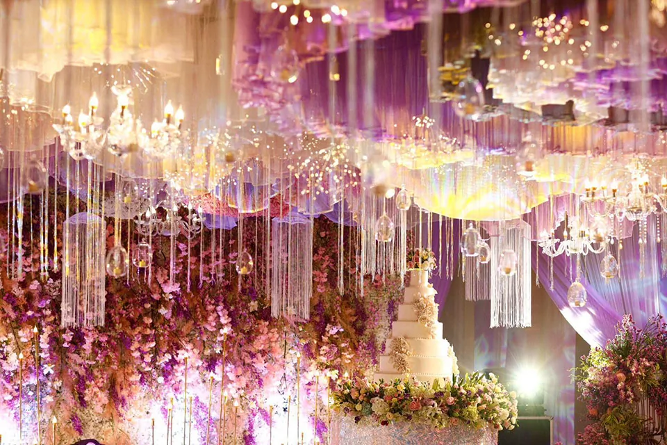 Wedding venue designed by Magnificence Events